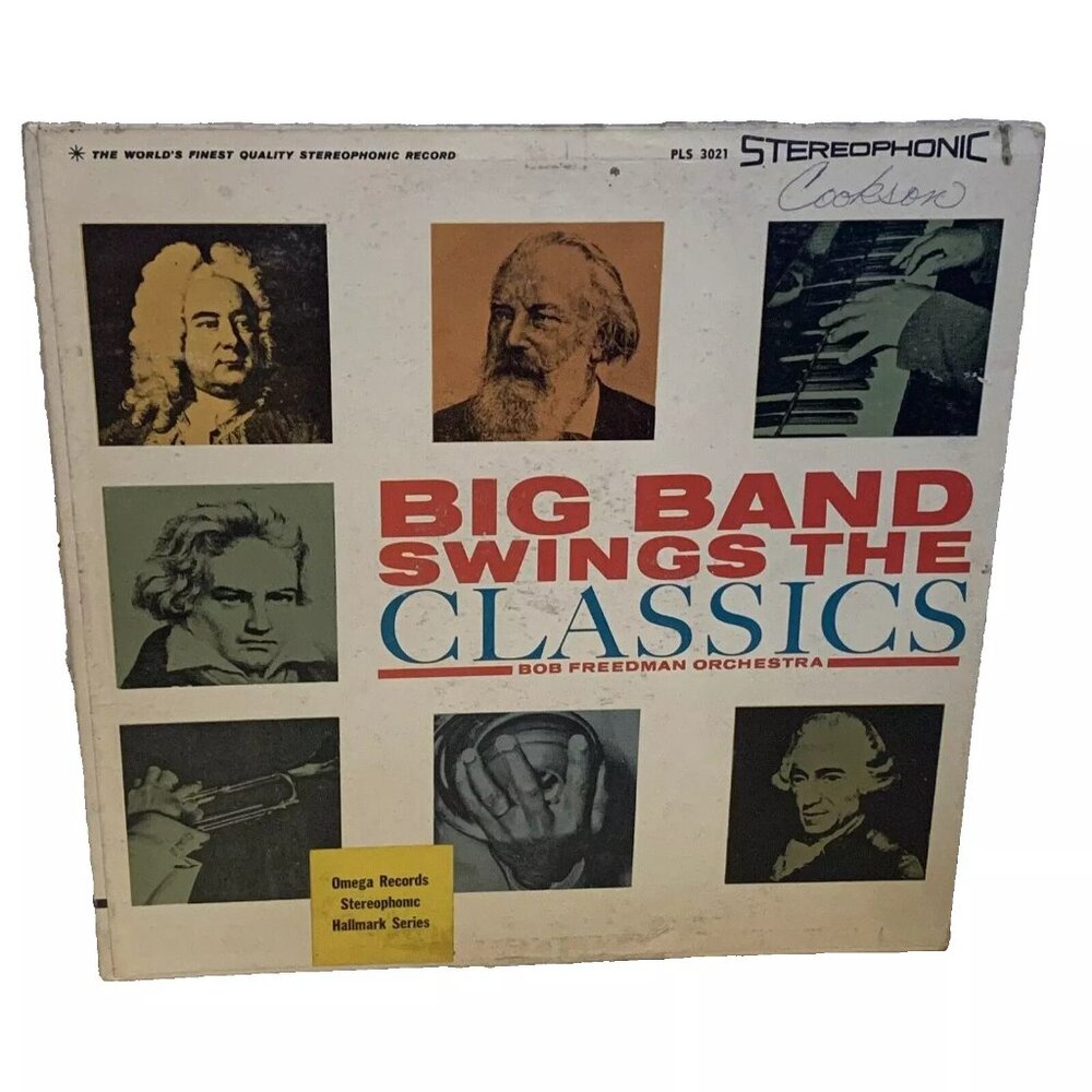 RARE - Big Band Swings the Classics - Bob Freedman - Omega OSL 110 - Vinyl LP